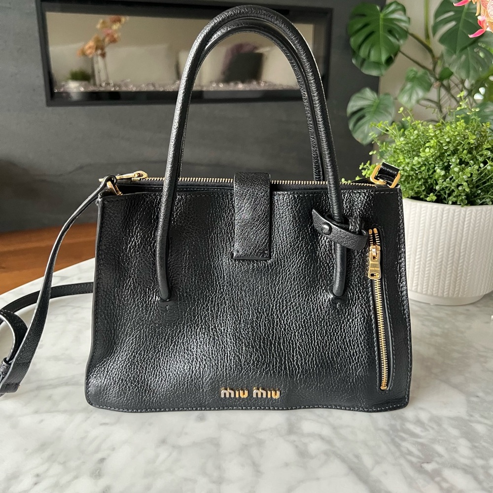 Miu Miu 2 way handbag Madras
